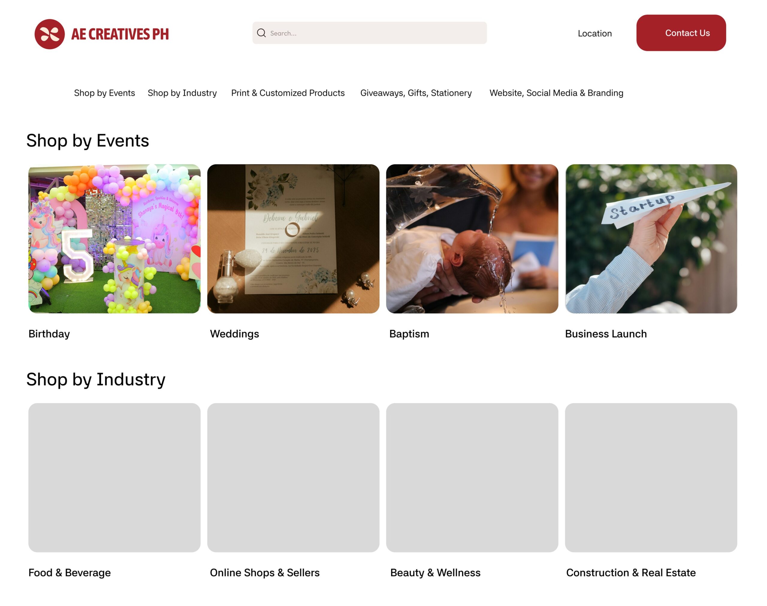 Ae Creatives PH Website